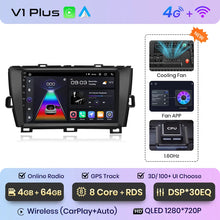 Load image into Gallery viewer, Junsun Wireless Android Auto Radio For Toyota Prius 2009-2016  4G Car Multimedia GPS 2din autoradio
