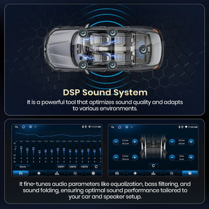 Radio Junsun V1 Plus para Fiat 500X 2014-2020 con CarPlay inalámbrico, Android Auto, sistema inteligente para coche, 2 DIN, DVD. 