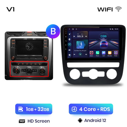 Junsun V1pro AI Stimme 2 din Android Auto Radio Für VW Volkswagen Scirocco 2008-2013 Carplay 4G Auto Multimedia GPS 2din autoradio 