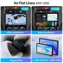 Junsun Wireless CarPlay Car Radio For Fiat Linea 2007 2008 2009 2010-2012 Android Multimedia