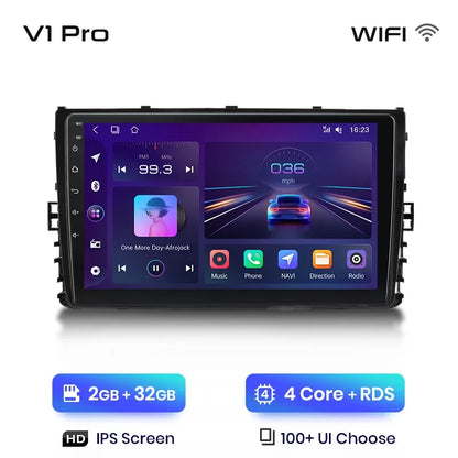 Junsun inalámbrico CarPlay Android Auto Radio para Volkswagen VW MQB POLO VI Jetta MK7 T6 Bora 2018, 2019, 2020, 2021 4G 2 din RDS BT 