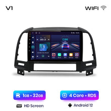Load image into Gallery viewer, Junsun V1pro AI Voice 2 din Android Auto Radio For Hyundai Santa Fe 2 2006-2012 Carplay 4G Car Multimedia GPS 2din autoradio
