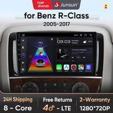 Load image into Gallery viewer, Junsun V1 Wireless CarPlay Android Auto Radio For Mercedes Benz R-Class W251 R300 R280 R320 2005-2017 Car Multimedia autoradio
