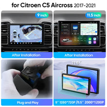 Junsun Wireless CarPlay Car Radio For Citroen C5 Aircross 2017 2018 2019 2021 Android Multimedia