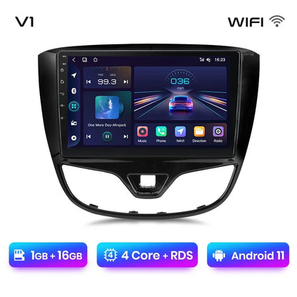 Radio Junsun CarPlay inalámbrica Android Auto para Opel Karl 2017 2018 2019 2020 con sistemas inteligentes RDS BT WiFi 2 DIN 