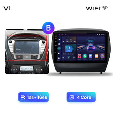 Cargar imagen en el visor de la galería, Radio Junsun para Hyundai Tucson 2 ix35 2009-2015 con CarPlay inalámbrico, Android Auto, sistema inteligente para coche, 2 DIN, DVD. 
