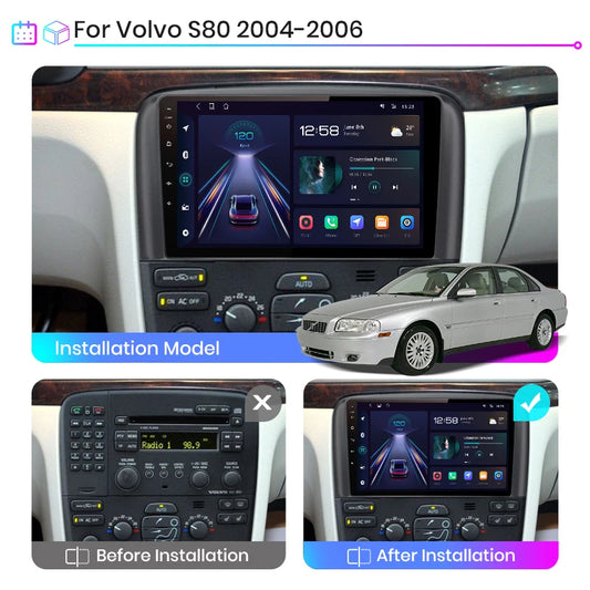 Junsun V1 Pro For Volvo S80 1998 - 2006 Android Car Radio Car video players CarPlay Android Auto GPS No 2 din 2din DVD