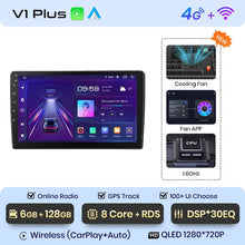 Load image into Gallery viewer, Junsun Wireless CarPlay Android Auto Radio For Volkswagen TOUAREG 2003 2004 2005-2010 Car Intelligent Systems RDS BT WiFi 2 din
