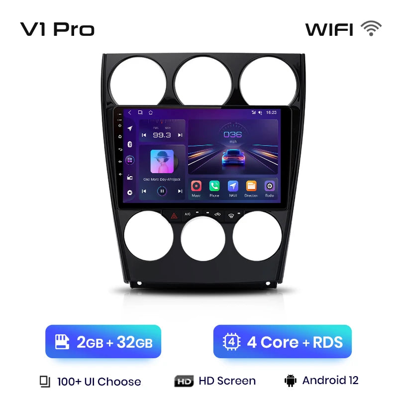 Junsun V1pro AI Stimme Android Auto Radio für Mazda 6 2004-2015 Carplay 4G Auto Multimedia GPS 2din autoradio 