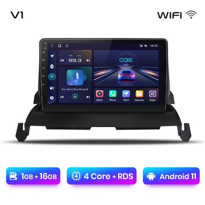 Radio Junsun CarPlay inalámbrica Android Auto para Dodge Journey 2009-2012 con sistema inteligente RDS, Bluetooth, WiFi, 2 DIN 