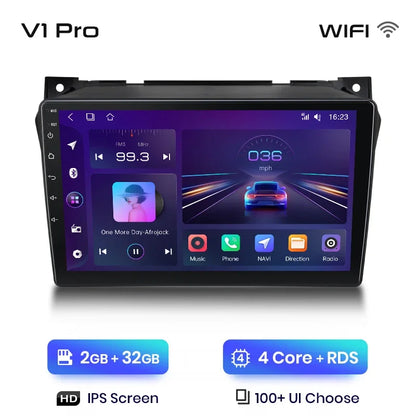 Radio Junsun CarPlay inalámbrica Android Auto para Suzuki Alto 2009-2016 con sistema inteligente RDS, Bluetooth, WiFi, 2 DIN 