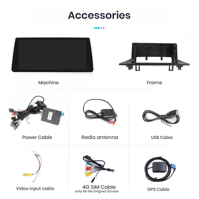 Junsun 8 Core 4G WiFi Wireless CarPlay Andorid Auto Car Radio Multimedia For BMW X1 F48 X2 F49 2013-2020 Car Intelligent Systems