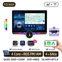Load image into Gallery viewer, Junsun AI Wireless CarPlay Android Auto Car Radio For Hyundai Santa Fe 3 2013 2014 2015-2016 4G GPS Smart Intelligent Systems
