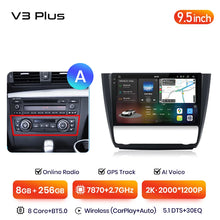 Load image into Gallery viewer, Junsun V3 Plus 2K Wireless CarPlay Android Auto Car Intelligent Systems for BMW 1-Series E87 E81 E82 E88 2004-2011 Autoradio
