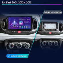 Junsun V1pro AI Voice 2 DIN Android Auto Radio para Fiat 500L 2012-2017 Carplay 4G Car Multimedia GPS 2 DIN Autoradio 
