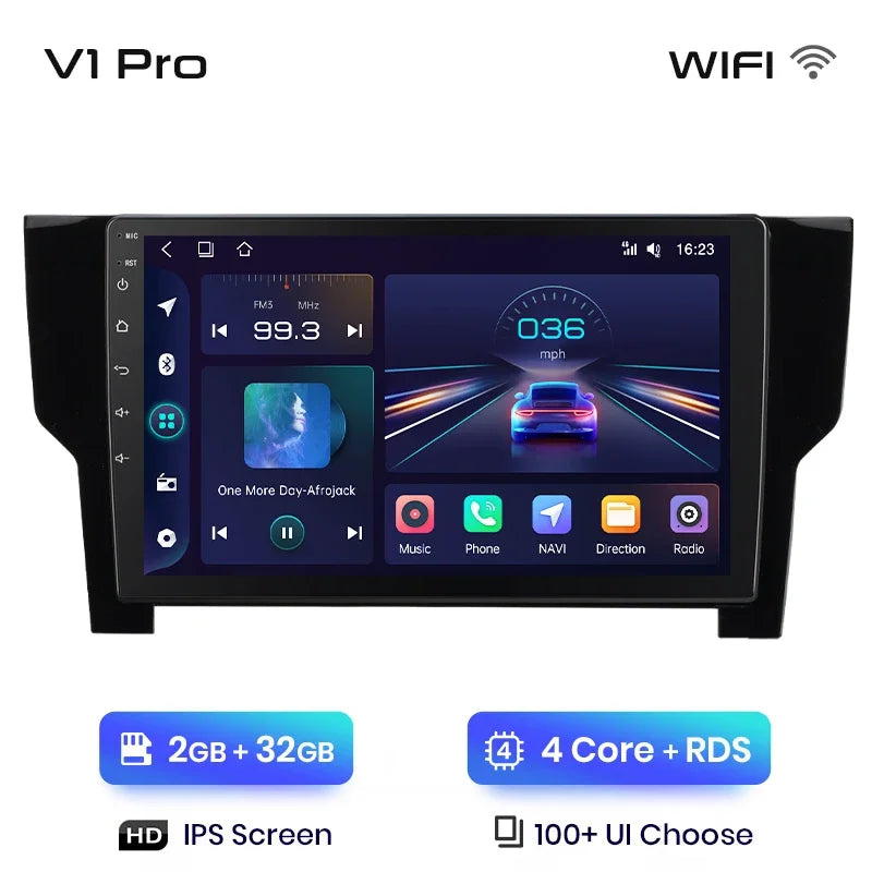Junsun CarPlay inalámbrico Android Auto Radio para VOLKSWAGEN PASSAT 2019 Sistemas inteligentes para coche RDS BT WiFi 2 DIN 
