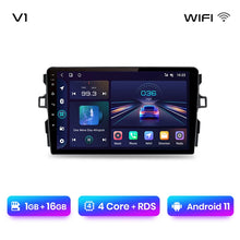 Load image into Gallery viewer, Junsun V1pro AI Voice Android Auto Radio For Toyota Auris E150 2006 -2012 Carplay Car Multimedia GPS 2din autoradio
