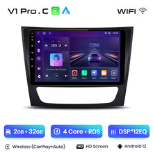 Load image into Gallery viewer, Junsun V1 Wireless CarPlay Android Auto Radio For Mercedes Benz E class W211 E300 2002-2010 4G Car Multimedia GPS 2din autoradio
