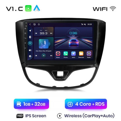 Radio Junsun CarPlay inalámbrica Android Auto para Opel Karl 2017 2018 2019 2020 con sistemas inteligentes RDS BT WiFi 2 DIN 