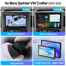 Junsun Wireless CarPlay Car Radio For Benz Sprinter VW Crafter 2009 2010-2016 Android Multimedia