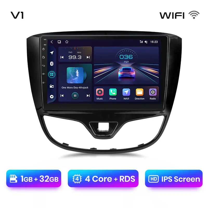 Radio Junsun CarPlay inalámbrica Android Auto para Opel Karl 2017 2018 2019 2020 con sistemas inteligentes RDS BT WiFi 2 DIN 
