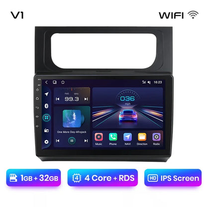 Junsun CarPlay inalámbrico Android Auto Radio para VOLKSWAGEN TOURAN 2011 2012 2013-2015 Sistemas inteligentes para coche RDS BT WiFi 2 DIN 