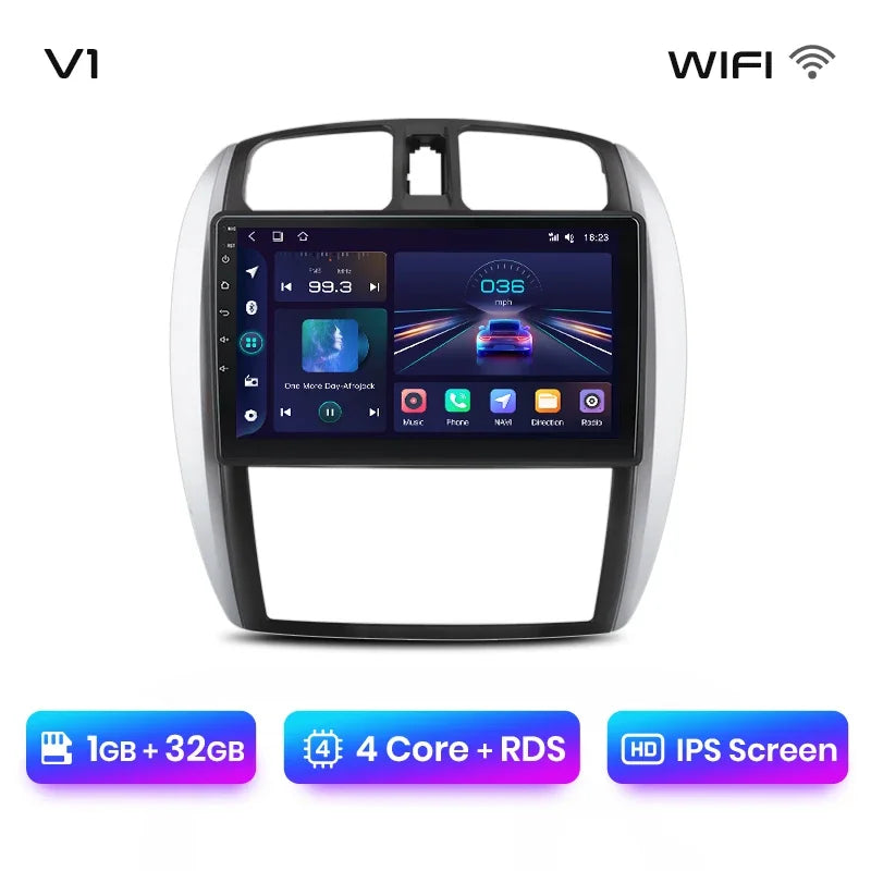 Radio Junsun CarPlay inalámbrica Android Auto para MAZDA 323, HAIMA, FREEMA, FORD LASER 2002-2008, sistemas inteligentes para coche, RDS, Bluetooth, WiFi 