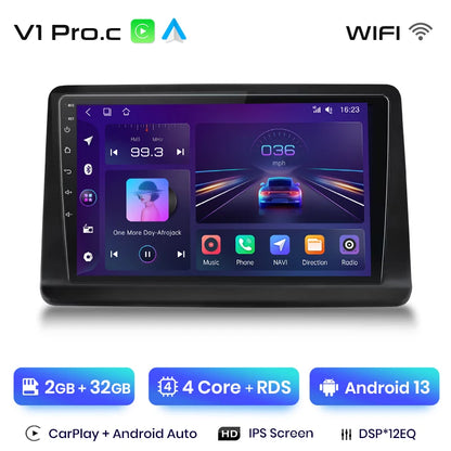Radio Junsun V1 Plus para Mitsubishi Pajero 2 V20 V30 V40 (1991-2004), inalámbrica, CarPlay, Android Auto, 2 DIN, DVD. 