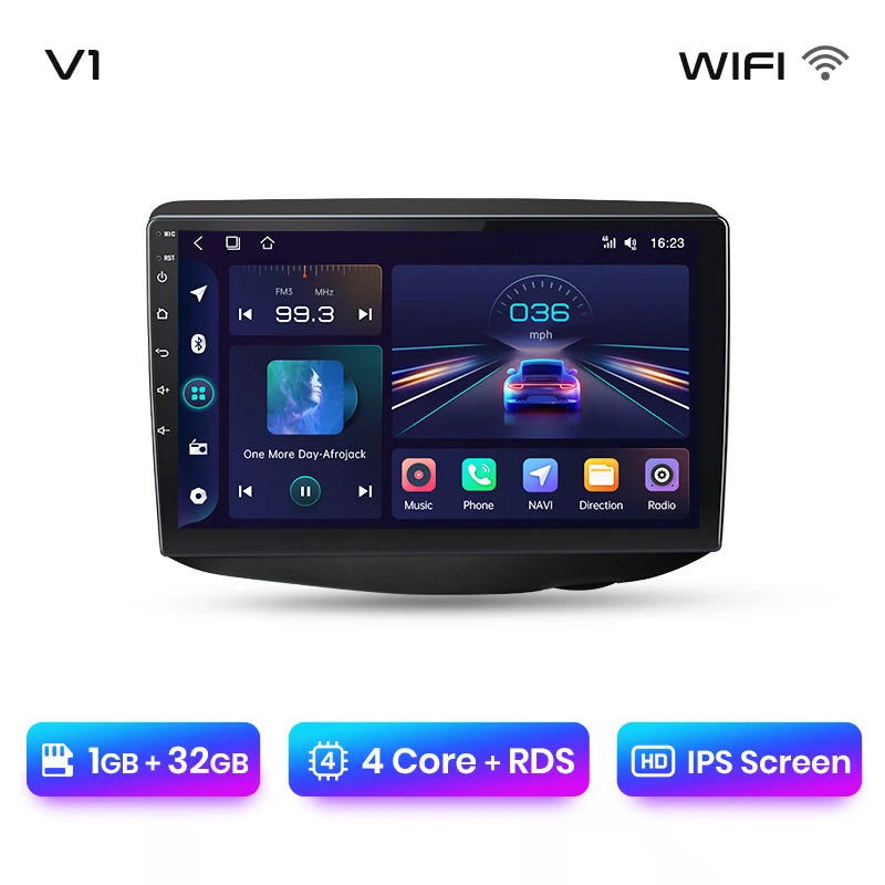 Junsun V1pro Android Auto Radio para Toyota Vitz XP10 Yadditif Platz eco 1999-2005 Carplay 4G coche Multimedia GPS 2din autoradio 