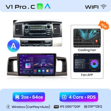 Lade das Bild in den Galerie-Viewer, Junsun V1pro AI Stimme Android Auto Radio Für Toyota Corolla E130 E120 2000-2004 Carplay 4G Auto Multimedia GPS 2din autoradio 
