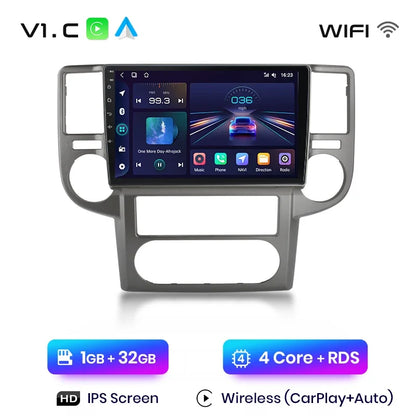 Junsun CarPlay inalámbrico Android Auto Radio para NISSAN X-TRAIL Xtrail 2003 2004-2007 Sistemas inteligentes para coche RDS BT WiFi 2 DIN 