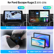 Junsun Wireless CarPlay Car Radio For Ford Escape Kuga 2 2013 2014 2015 2016 Android Multimedia