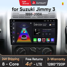 Junsun Wireless CarPlay Android Auto Radio For Suzuki Jimny 1998 1999 2000 2001-2004 Car Intelligent Systems RDS BT WiFi 2 din