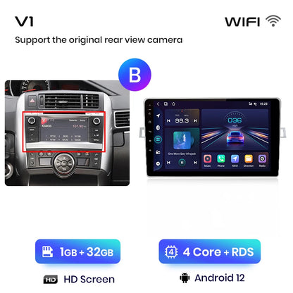 Junsun V1 AI Voice - Radio inalámbrica CarPlay Android para Toyota Verso R20 (2009-2018), 4G, GPS, 2DIN 