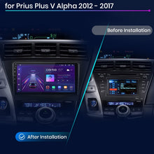 Junsun V1 AI Voice Wireless CarPlay Android Auto Radio for Toyota Prius Plus V Alpha 2012-2017 Car Multimedia GPS 2din autoradio