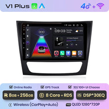 Load image into Gallery viewer, Junsun V1 Wireless CarPlay Android Auto Radio For Mercedes Benz E class W211 E300 2002-2010 4G Car Multimedia GPS 2din autoradio
