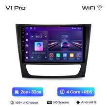 Load image into Gallery viewer, Junsun V1 Wireless CarPlay Android Auto Radio For Mercedes Benz E class W211 E300 2002-2010 4G Car Multimedia GPS 2din autoradio
