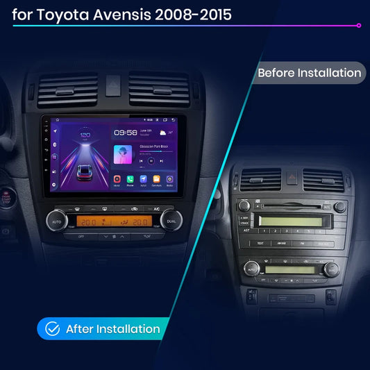 Junsun V1pro AI Stimme 2 din Android Auto Radio Für Toyota Avensis T27 2008-2015 Carplay 4G Auto Multimedia GPS 2din autoradio 