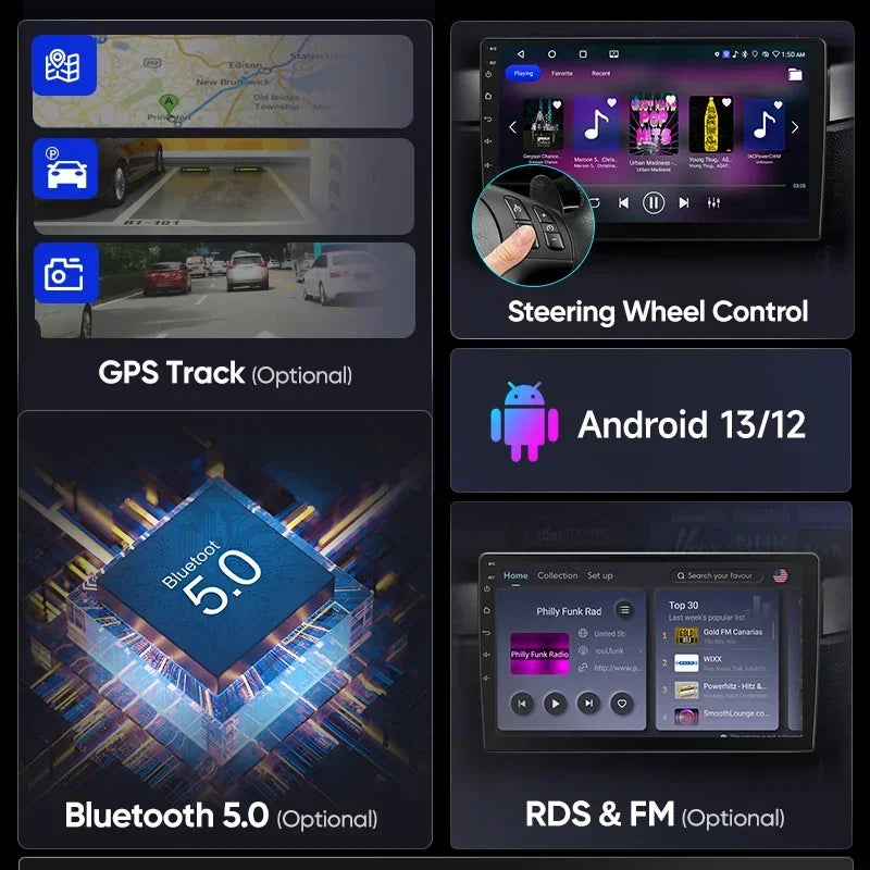 JUNSUN Car Radio For Opel Astra Antara Vectra Corsa Zafira Vivaro  Multimedia Wireless  Carplay  Android Auto Stereo Autoradio
