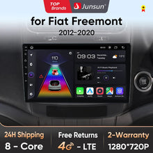 Radio Junsun V1 Plus para Dodge Journey y Fiat Freemont (2011-2020), inalámbrica, CarPlay, Android Auto, 2 DIN, DVD. 