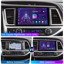 Lade das Bild in den Galerie-Viewer, Junsun Car Radio For Toyota Highlander 2014-2019 Built in Carplay Android Auto Car Stereo Android Head Unit WiFi GPS Navigation

