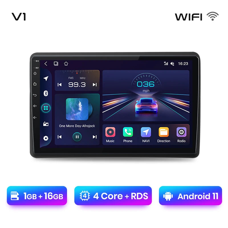 Junsun V1pro 2 Din Android Auto Radio For Renault Master For Nissan NV400 For Opel Movano 2 2009-2021 Car Multimedia Autoradio