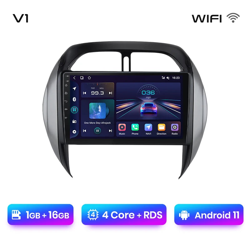 Junsun V1pro AI Stimme 2 din Android Auto Radio Für Toyota RAV4 2003 2004 2005 Carplay 4G Auto Multimedia GPS 2din autoradio 