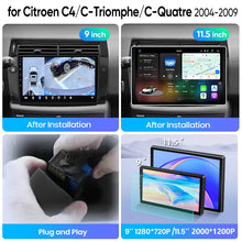 Junsun Wireless CarPlay Car Radio For Citroen C4 2004 2005 2006 2007 2008 2009 Android Multimedia