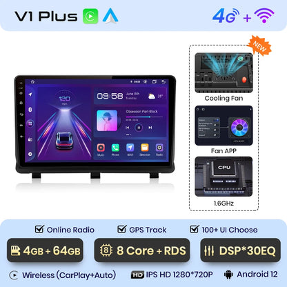 Junsun V1pro AI Voice Android Auto Radio For Opel Antara 2006 - 2017 Carplay 4G Car Multimedia GPS 2din autoradio