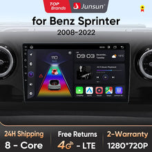 Load image into Gallery viewer, Junsun V1pro AI Voice 2 din Android Auto Radio For Mercedes-Benz Sprinter 2018-2022 Carplay Car Multimedia GPS 2din autoradio
