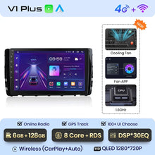 Load image into Gallery viewer, Junsun Wireless CarPlay Android Auto Radio For VW VILORAN SAGITAR TAYRON T-ROC 2021 Car Intelligent Systems RDS BT WiFi 2 din
