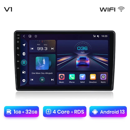 Radio Junsun V1 Plus para Skoda Fabia 2 2007-2014 con CarPlay inalámbrico, Android Auto, sistema inteligente para coche, 2 DIN, DVD. 