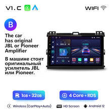 Load image into Gallery viewer, Junsun V1 Wireless CarPlay Android Auto Radio For Toyota Land Cruiser Prado 120 2004 - 2009 4G Car Multimedia GPS 2din autoradio
