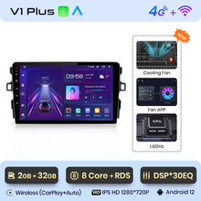 Load image into Gallery viewer, Junsun V1pro AI Voice Android Auto Radio For Toyota Auris E150 2006 -2012 Carplay Car Multimedia GPS 2din autoradio
